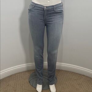 J Brand Women’s 8112 Illusion Blue Slim Straight Leg Jeans Rai Mid-rise Size 31